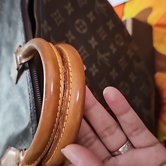 Louis Vuitton Logo Print Speedy 45 Handbag - Picture 11 of 16